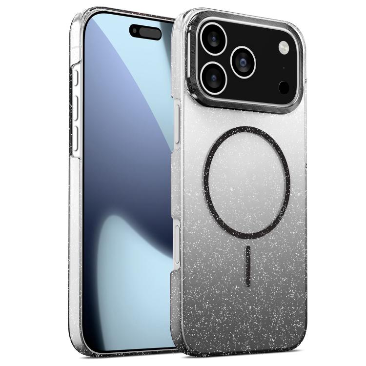 Gold Diamond Glitter Gradient MagSafe Shockproof Phone Case, For iPhone 17 Pro Max, For iPhone 17 Pro, For iPhone 17, For iPhone Air