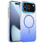 Gold Diamond Glitter Gradient MagSafe Shockproof Phone Case, For iPhone 17 Pro Max, For iPhone 17 Pro, For iPhone 17, For iPhone Air
