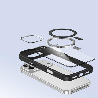 Metal Eyes Lens Ring MagSafe Anti-drop Phone Case, For iPhone 17 Pro Max, For iPhone 17 Pro, For iPhone 17, For iPhone Air