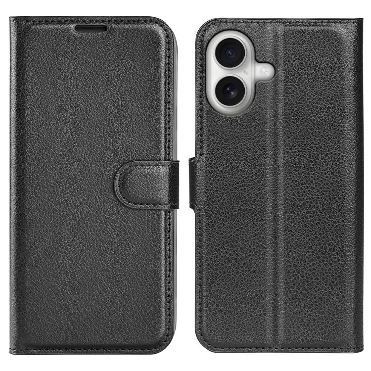 Litchi Texture Horizontal Flip Leather Phone Case with Holder, For iPhone 17 Pro, For iPhone 17