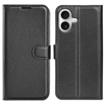 Litchi Texture Horizontal Flip Leather Phone Case with Holder, For iPhone 17 Pro, For iPhone 17