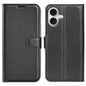 Litchi Texture Horizontal Flip Leather Phone Case with Holder, For iPhone 17 Pro, For iPhone 17
