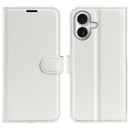 Litchi Texture Horizontal Flip Leather Phone Case with Holder, For iPhone 17 Pro, For iPhone 17