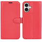 Litchi Texture Horizontal Flip Leather Phone Case with Holder, For iPhone 17, For iPhone Air