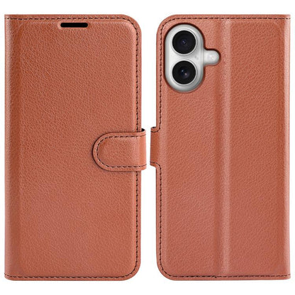 Litchi Texture Horizontal Flip Leather Phone Case with Holder, For iPhone 17 Pro, For iPhone 17