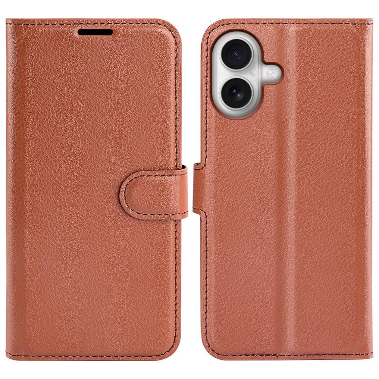 Litchi Texture Horizontal Flip Leather Phone Case with Holder, For iPhone 17, For iPhone Air