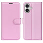 Litchi Texture Horizontal Flip Leather Phone Case with Holder, For iPhone 17 Pro, For iPhone 17