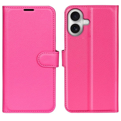 Litchi Texture Horizontal Flip Leather Phone Case with Holder, For iPhone 17 Pro, For iPhone 17