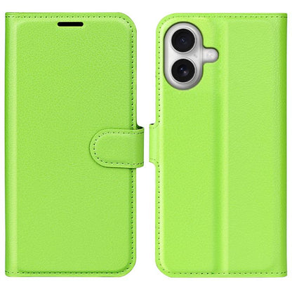 Litchi Texture Horizontal Flip Leather Phone Case with Holder, For iPhone 17 Pro, For iPhone 17