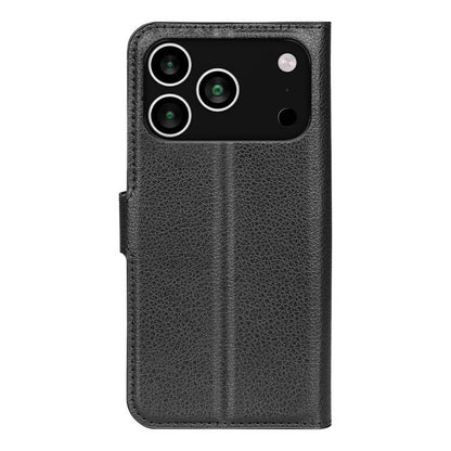 Litchi Texture Horizontal Flip Leather Phone Case with Holder, For iPhone 17 Pro, For iPhone 17