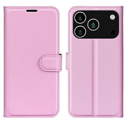 Litchi Texture Horizontal Flip Leather Phone Case with Holder, For iPhone 17 Pro, For iPhone 17