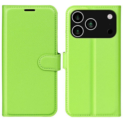 Litchi Texture Horizontal Flip Leather Phone Case with Holder, For iPhone 17 Pro, For iPhone 17