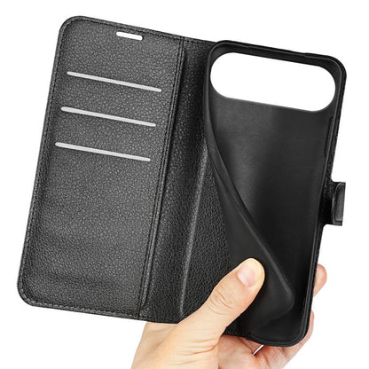 Litchi Texture Horizontal Flip Leather Phone Case with Holder, For iPhone Air