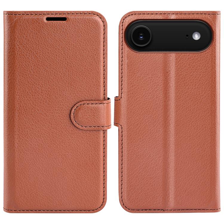 Litchi Texture Horizontal Flip Leather Phone Case with Holder, For iPhone Air