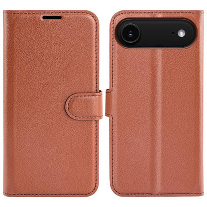 Litchi Texture Horizontal Flip Leather Phone Case with Holder, For iPhone Air
