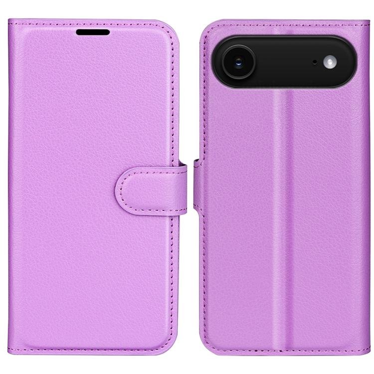 Litchi Texture Horizontal Flip Leather Phone Case with Holder, For iPhone Air
