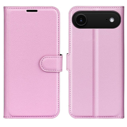 Litchi Texture Horizontal Flip Leather Phone Case with Holder, For iPhone Air