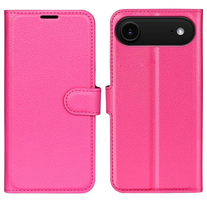 Litchi Texture Horizontal Flip Leather Phone Case with Holder, For iPhone Air