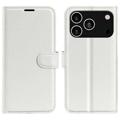 Litchi Texture Horizontal Flip Leather Phone Case with Holder, For iPhone 17e / 16e, For iPhone 17 Pro Max