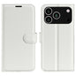 Litchi Texture Horizontal Flip Leather Phone Case with Holder, For iPhone 17e / 16e, For iPhone 17 Pro Max