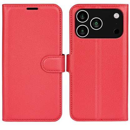 Litchi Texture Horizontal Flip Leather Phone Case with Holder, For iPhone 17e / 16e, For iPhone 17 Pro Max