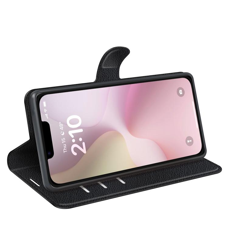 Litchi Texture Horizontal Flip Leather Phone Case with Holder, For iPhone 17e / 16e, For iPhone 17 Pro Max