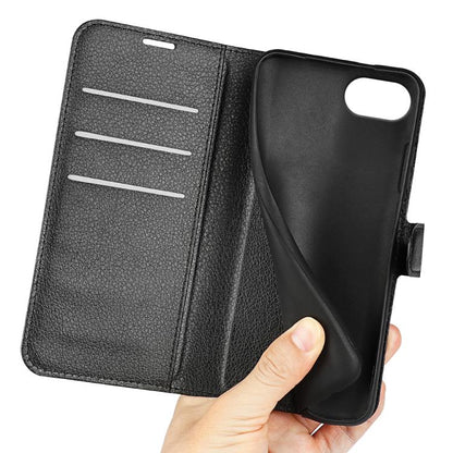 Litchi Texture Horizontal Flip Leather Phone Case with Holder, For iPhone 16e