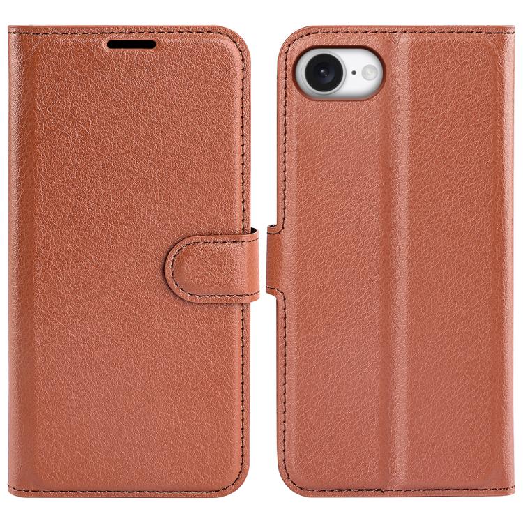 Litchi Texture Horizontal Flip Leather Phone Case with Holder, For iPhone 16e