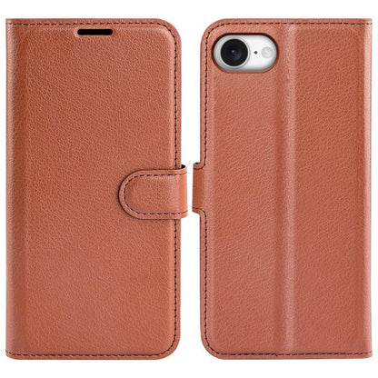 Litchi Texture Horizontal Flip Leather Phone Case with Holder, For iPhone 16e