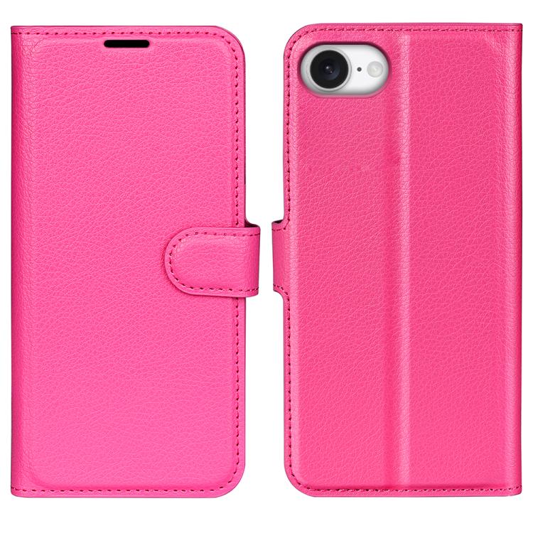 Litchi Texture Horizontal Flip Leather Phone Case with Holder, For iPhone 16e
