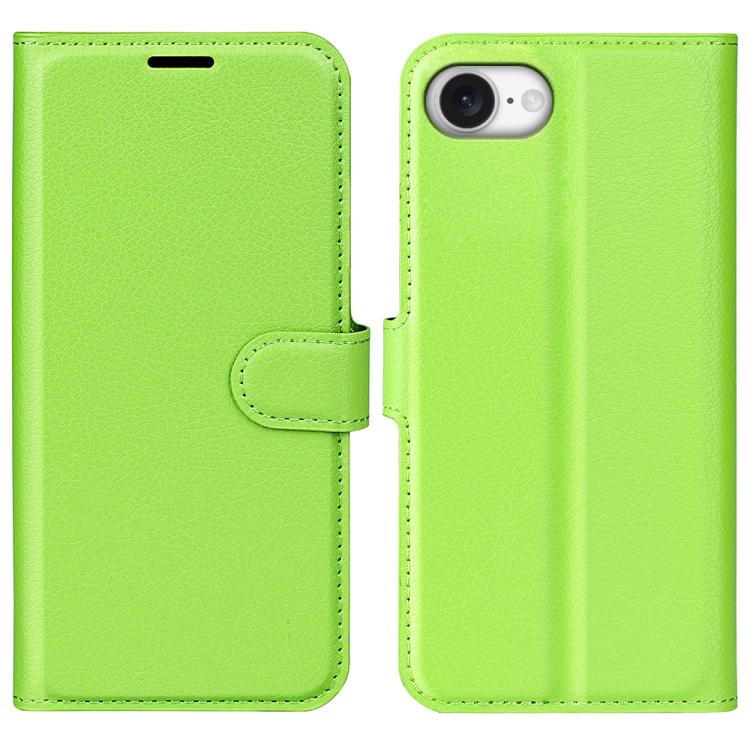 Litchi Texture Horizontal Flip Leather Phone Case with Holder, For iPhone 16e