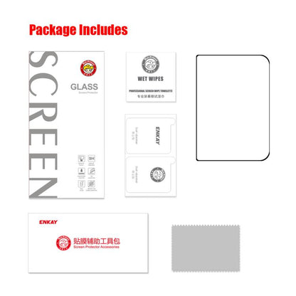 ENKAY Thickened Glue No White Edge High Aluminum-silicon Tempered Glass Film, For iPhone Duo Outer Screen, For iPhone 18 Pro, For iPhone 18 Pro Max, For iPhone 17 Pro Max, For iPhone 17 Pro, For iPhone 17, For iPhone Air