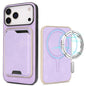 Kalebol Slim MagSafe Ring Magnetic Card Bag Leather Phone Case, For iPhone Duo, For iPhone 18 Pro, For iPhone 18 Pro Max, For iPhone 17 Pro Max