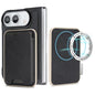 Kalebol Slim MagSafe Ring Magnetic Card Bag Leather Phone Case, For iPhone Duo, For iPhone 18 Pro, For iPhone 18 Pro Max, For iPhone 17 Pro Max