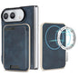 Kalebol Slim MagSafe Ring Magnetic Card Bag Leather Phone Case, For iPhone Duo, For iPhone 18 Pro, For iPhone 18 Pro Max, For iPhone 17 Pro Max