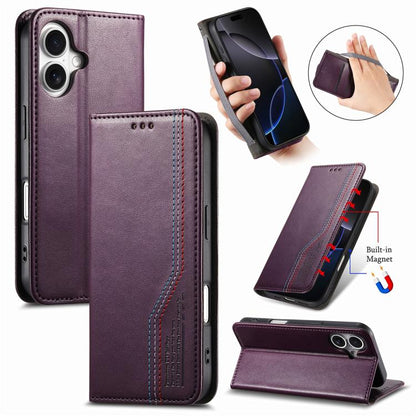 Elastic Wristband Magnetic Suction Leather Phone Case, For iPhone 18 Pro / 17 Pro, For iPhone 18 Pro Max / 17 Pro Max, For iPhone 17e / 16e, For iPhone 17, For iPhone Air, For iPhone 16 Pro Max