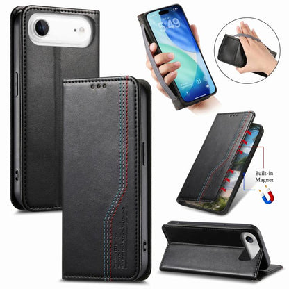Elastic Wristband Magnetic Suction Leather Phone Case, For iPhone 18 Pro / 17 Pro, For iPhone 18 Pro Max / 17 Pro Max, For iPhone 17e / 16e, For iPhone 17, For iPhone Air, For iPhone 16 Pro Max