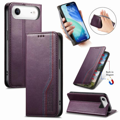 Elastic Wristband Magnetic Suction Leather Phone Case, For iPhone 18 Pro / 17 Pro, For iPhone 18 Pro Max / 17 Pro Max, For iPhone 17e / 16e, For iPhone 17, For iPhone Air, For iPhone 16 Pro Max