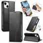 Elastic Wristband Magnetic Suction Leather Phone Case, For iPhone 16 Pro, For iPhone 16 Plus, For iPhone 16, For iPhone 15 Pro Max, For iPhone 15 Pro, For iPhone 15 Plus