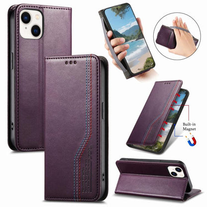 Elastic Wristband Magnetic Suction Leather Phone Case, For iPhone 16 Pro, For iPhone 16 Plus, For iPhone 16, For iPhone 15 Pro Max, For iPhone 15 Pro, For iPhone 15 Plus