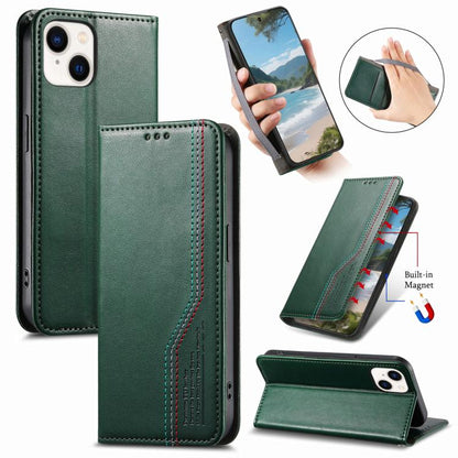 Elastic Wristband Magnetic Suction Leather Phone Case, For iPhone 16 Pro, For iPhone 16 Plus, For iPhone 16, For iPhone 15 Pro Max, For iPhone 15 Pro, For iPhone 15 Plus