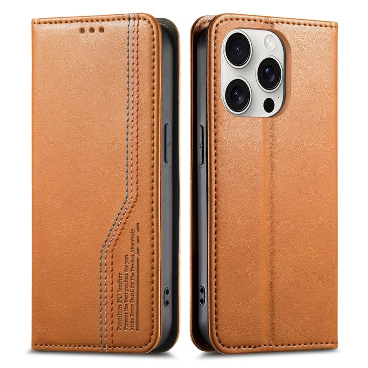 Elastic Wristband Magnetic Suction Leather Phone Case, For iPhone 16 Pro, For iPhone 16 Plus, For iPhone 16, For iPhone 15 Pro Max, For iPhone 15 Pro, For iPhone 15 Plus