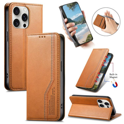 Elastic Wristband Magnetic Suction Leather Phone Case, For iPhone 17e / 16e, For iPhone 17 Pro Max, For iPhone 17 Pro, For iPhone 17, For iPhone Air, For iPhone 16 Pro Max