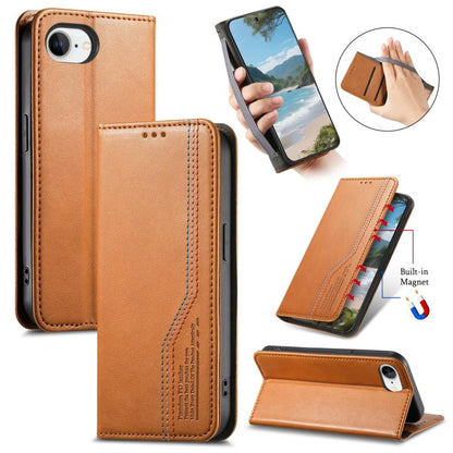 Elastic Wristband Magnetic Suction Leather Phone Case, For iPhone 18 Pro / 17 Pro, For iPhone 18 Pro Max / 17 Pro Max, For iPhone 17e / 16e, For iPhone 17, For iPhone Air, For iPhone 16 Pro Max