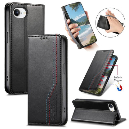Elastic Wristband Magnetic Suction Leather Phone Case, For iPhone 18 Pro / 17 Pro, For iPhone 18 Pro Max / 17 Pro Max, For iPhone 17e / 16e, For iPhone 17, For iPhone Air, For iPhone 16 Pro Max