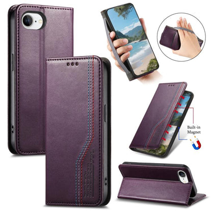 Elastic Wristband Magnetic Suction Leather Phone Case, For iPhone 18 Pro / 17 Pro, For iPhone 18 Pro Max / 17 Pro Max, For iPhone 17e / 16e, For iPhone 17, For iPhone Air, For iPhone 16 Pro Max