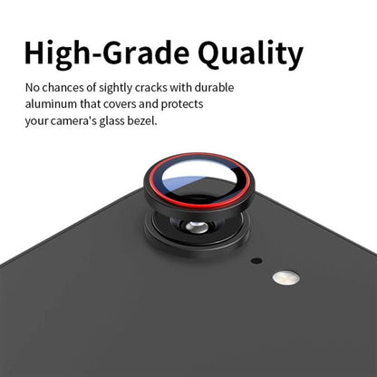 Kalebol Precise Alignment Stepped Eagle Eye Metal Lens Film, For iPhone 16e
