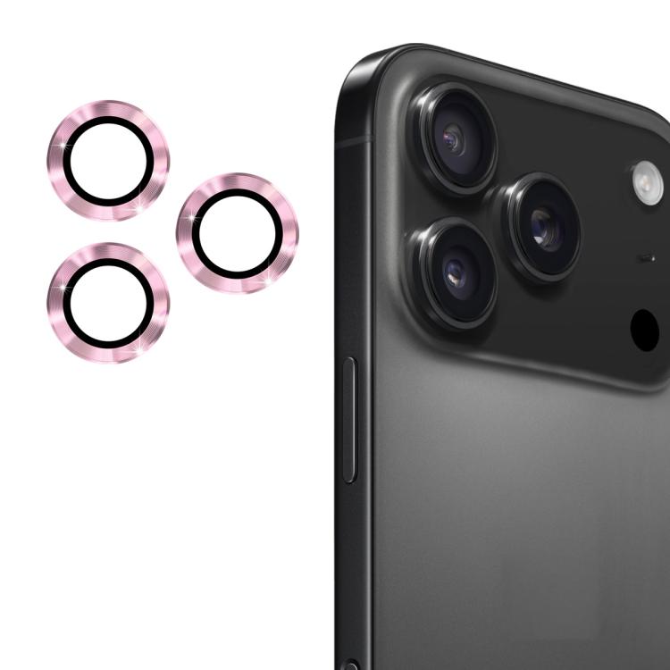 ENKAY 9H Rear Lens Aluminium Alloy Tempered Glass Film, For iPhone 17 Pro / 17 Pro Max, For iPhone 17
