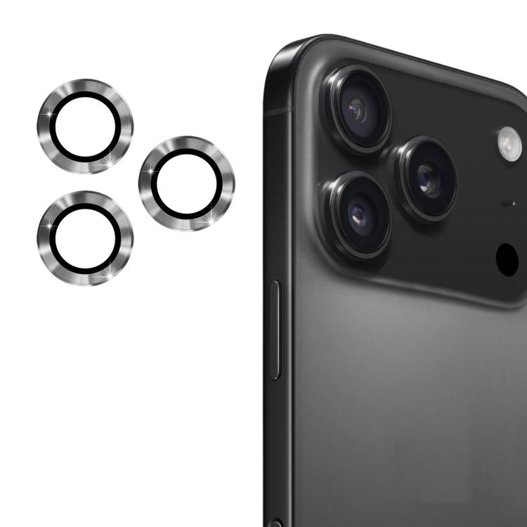 ENKAY 9H Rear Lens Aluminium Alloy Tempered Glass Film, For iPhone 17 Pro / 17 Pro Max, For iPhone 17
