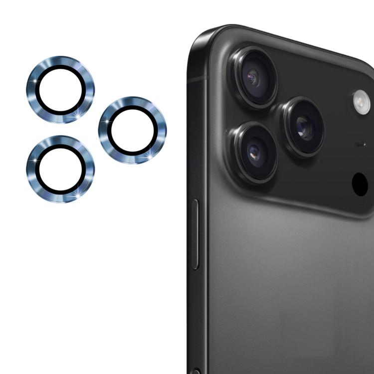 ENKAY 9H Rear Lens Aluminium Alloy Tempered Glass Film, For iPhone 17 Pro / 17 Pro Max, For iPhone 17